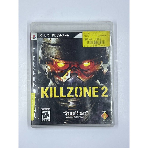 PS3 Killzone 2 W Manual Sony Playstation 3 CIB Complete Black Label Tested - Picture 1 of 3